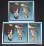 R.DU TCHAD-NIXON SI PRESLEY-1982-3 X 1S/SH.-NEOBLITERAT-DANTELAT-MNH** - EP 201A