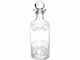 Sticla Craciun transparenta alba &Oslash; 10 cm x 28,5 H, 1.2 L