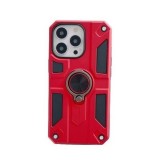 Husa protectie flippy compatibila cu apple iphone 13 defender model 5 cu suport prindere inel,rosu