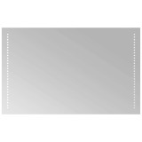 Oglinda de baie cu LED, 80x50 cm