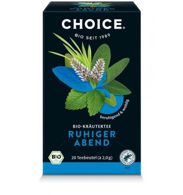 Ceai de Plante Seara Linistita Bio 20 pliculete x 2 grame Choice foto