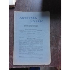 REVISTA PREOCUPARI LITERARE NR.7/1938
