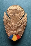 Insigna parasutism militar Romania 1989 1996 clasa 3