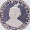 42 Haiti 10 Gourdes 1971 47g 99.9% Stalking Turkey Cherokee km 87 proof argint