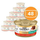 Cumpara ieftin Conservă Gourmet GOLD - Tort savuros cu vită și roșii 48 x 85g