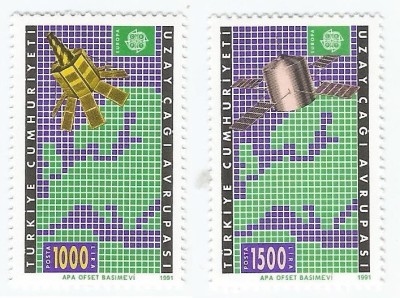 |Turcia, Europa CEPT, 1991, MNH foto