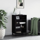vidaXL Dulap &icirc;nalt, negru, 57x35x90 cm, lemn compozit