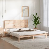 vidaXL Cadru de pat King Size, 150x200 cm, lemn masiv 3104808