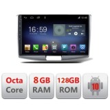 Navigatie VW Passat 2010-2015 F-267 Octa Core cu Android Radio Bluetooth Internet GPS WIFI DSP 8+128GB 4G CarStore Technology