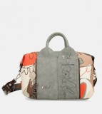Geanta Anekke , 31x21x15 cm, manere scurte + curea de umar + sacosa cadou