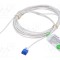 Cablu patch RJ45 LOGILINK U/UTP Cat 6a litat alb 5m