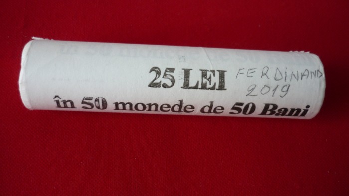 50 BANI 2019 REGELE FERDINAND, FISIC BNR.