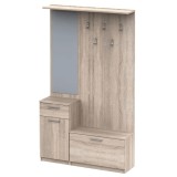 Cumpara ieftin Set mobilier hol pal natur stejar sonoma Noko 111x30x185.5 cm