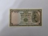 Timor 20 Escudos 1967 Noua Rara