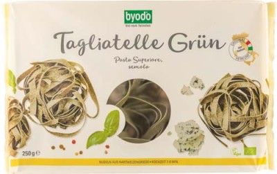 Tagliatelle Verzi cu Spanac Bio 250gr Byodo foto