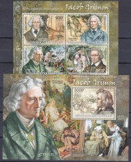 DB1 Africa Centrala Fratii Grimm Povesti Alba ca Zapada Scufita Rosie MS SS MNH