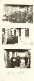 A4231N Veturia Goga, oficialități și invitați la dezvelirea plăcii comemorative pe casa &icirc;n care a locuit O Goga, octombrie 1943, lot de 3 fotografii