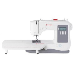 Masina de cusut 7640, 200 modele cusaturi, Numar de elemente 12, Tip control rotativ, Alb