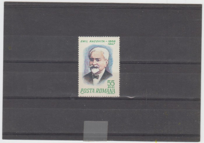 M1 TX5 5 - 1968 - Centenarul nasterii lui Emil Racovita