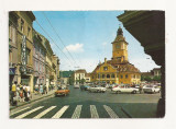 RF11 -Carte Postala- Brasov, Piata 23 August, circulata 1972