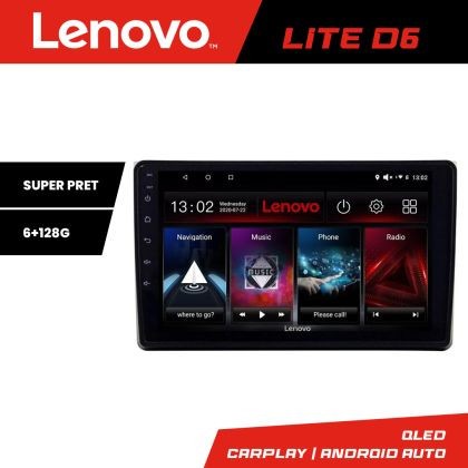 Navigatie Audi A4 B6 Quad Core Lenovo Kit-050 8 core 6+128 GB Android Waze USB Navigatie Internet Youtube Radio v1 CarStore Technology
