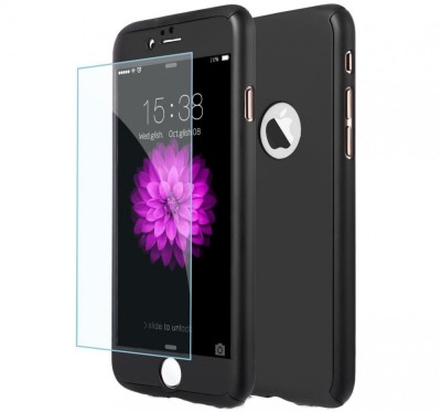 Husa Full Cover 360&amp;deg; (fata + spate + geam sticla) pentru iPhone 6 Plus / 6S Plus, Negru foto