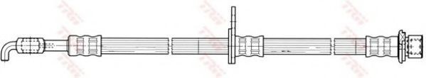 Conducta / cablu frana TOYOTA AYGO (WNB1, KGB1) (2005 - 2014) TRW PHD933