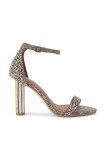 Kurt Geiger London pantofi cu toc Perspex Heel Sandal culoarea auriu, 4726940609