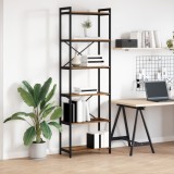 VidaXL Bibliotecă Lemn vechi 60 x 30 x 188 cm Lemn vechi