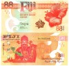 Bancnota Fiji 88 Cents 2022 P-123 Comemorativa UNC