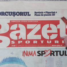 Doua ziare Gazeta Sporturilor 7 si 11 iulie 2022, Otelul Galati - FCSB 0-1