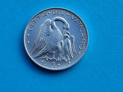 5 Lire 1973 Vatican-UNC foto