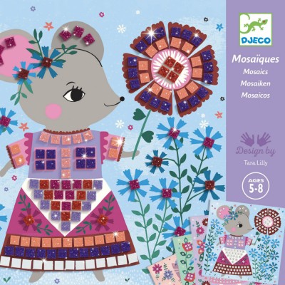 Joc creativ mozaic Animale de companie, Djeco foto