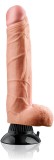 Vibrator REAL FEEL DELUXE No.7, Multispeed, TPR, Natural, 27.5 cm