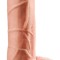 Vibrator REAL FEEL DELUXE No.7, Multispeed, TPR, Natural, 27.5 cm