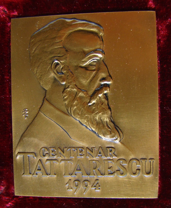 Placheta Centenar Tattarescu 1994