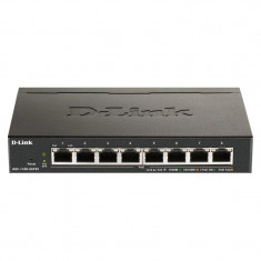 SWITCH PoE D-LINK Smart 8 porturi Gigabit (8 PoE) IEEE 802.3af carcasa metalica &amp;amp;quot;DGS-1100-08PV2&amp;amp;quot; (include timbru verde 1.5 lei) foto