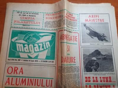 magazin 16 iunie 1973-ziua aviatiei romane,stefan covaci,aluminiu de slatina foto