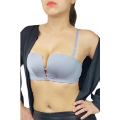 BRA168-18 Sutien bandeau cu decupaj in V intre cupe