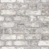 Noordwand Tapet &bdquo;Homestyle Brick Wall&rdquo;, gri si alb murdar GartenMobel Dekor, vidaXL