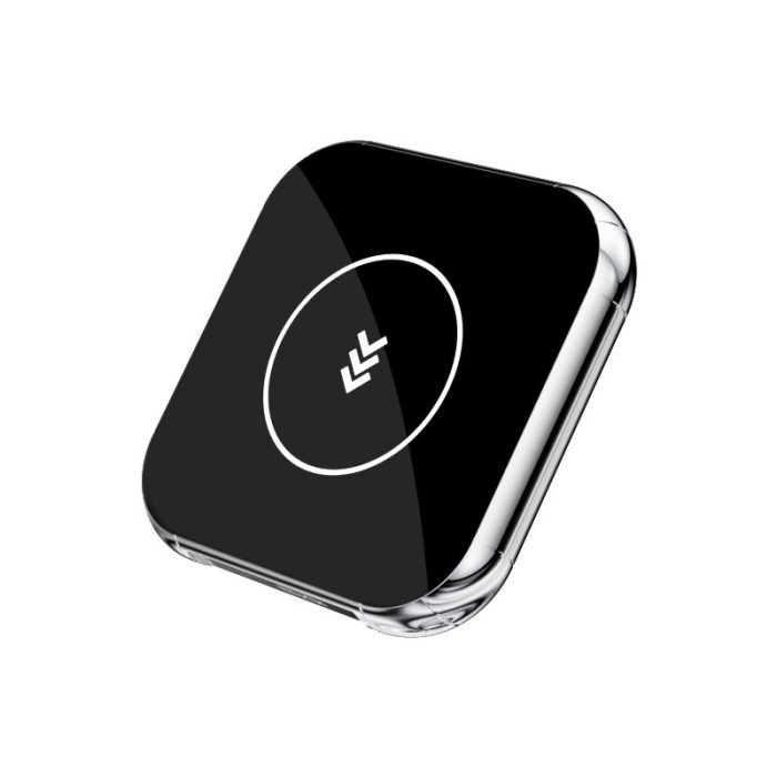 Adaptor wireless CarPlay &amp; Android Auto 2-in-1 ZYTEQ&reg; Q1BM, iOS 10+/Android 11+, auto connect, WiFi 5GHz, Plug-and-Play, BT, compact, stabil, negru