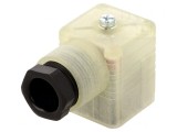 Conector Mufă Valvă 18mm 3 PIN 90&deg;