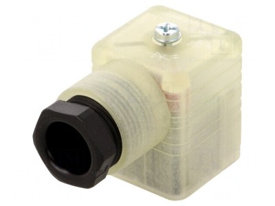 Conector Mufă Valvă 18mm 3 PIN 90&amp;deg; foto
