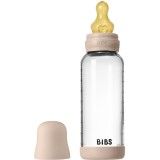 BIBS Baby Glass Bottle Round Latex biberon anticolici Blush 240 ml