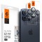 Folie de protectie Camera Spate Spigen GlastR EZ FIT Optik Pro pentru Apple iPhone 16 Pro Max / 16 Pro / 15 Pro Max / 15 Pro, Sticla Securizata, Set 2