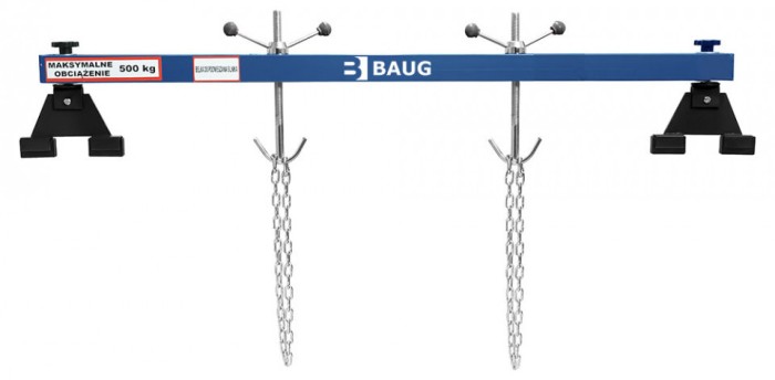 Bara suport pentru motor 500Kg 150cm Verke B3216