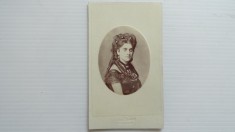 CDV FRANZ DUSCHEK ORIGINAL RARA IN ASEMENEA FORMAT !CLARA ! VERONICA MICLE ?! foto