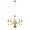 Candelabru, auriu, 5 becuri E14