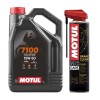 Ulei Motor Motul 7100 15W50 4L, 100% Sintetic, Protectie Superiora, Moto Sosea Touring Sport