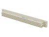 Soclu DIN 41612 tip C mamă 96 PIN THT drept aurit 3A